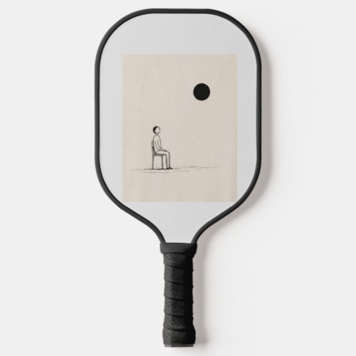 Philosophy T-Shirt | Minimalist Existential Art Pickleball Paddle