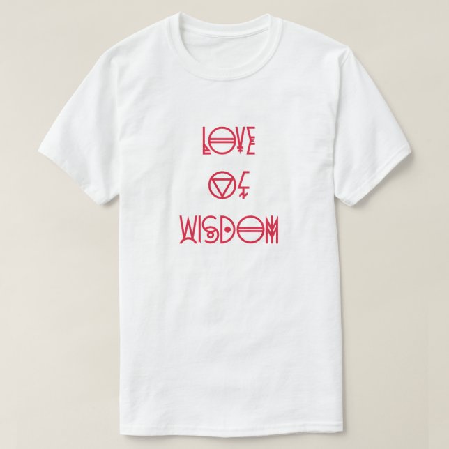 Philosophy - The Love of Wisdom T-Shirt (Design Front)