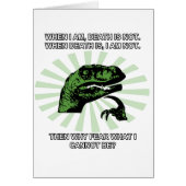 Philosoraptor Death and Fear (Front)