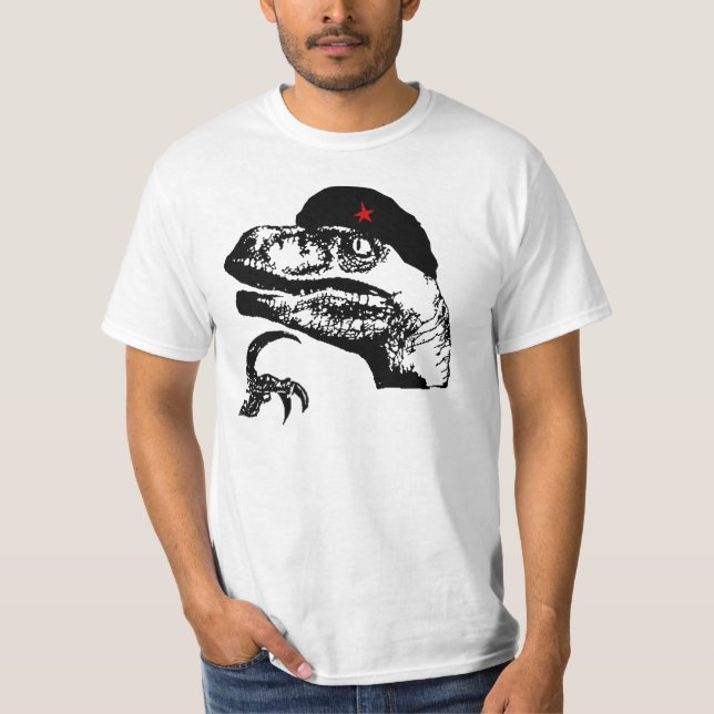 Philosoraptor meme tee (Front)