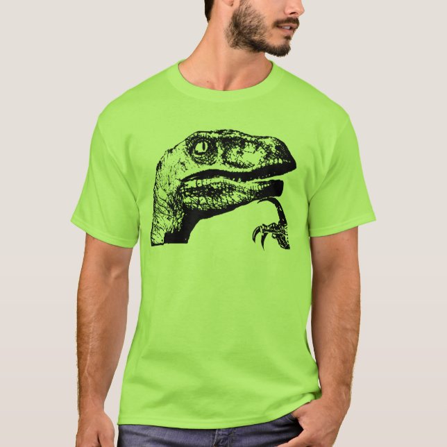 Philosoraptor - Philosopher Raptor? T-Shirt (Front)