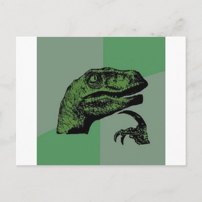 Philosoraptor Postcard (Front)