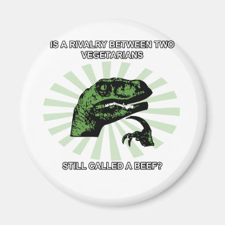 Philosoraptor Vegetarians Magnet