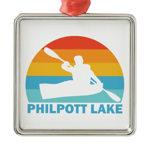 Philpott Lake Virginia Kayak Metal Ornament