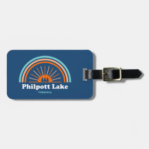 Philpott Lake Virginia Rainbow Luggage Tag