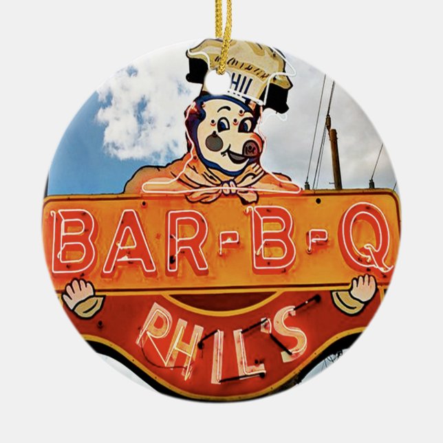 Phils BBQ St. Louis, St Louis Ceramic Ornament (Front)