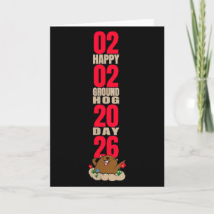 Phils Cute Groundhog Day Epic Year 02022026 Holida Card