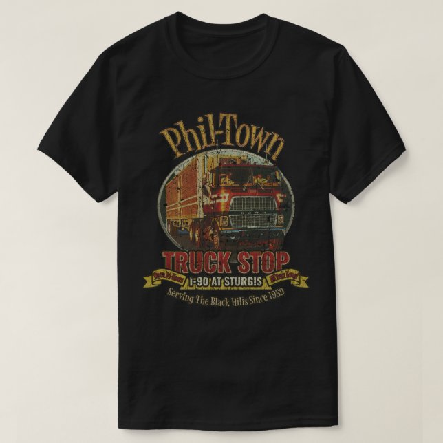 PhilTown Truck Stop T-Shirt (Design Front)