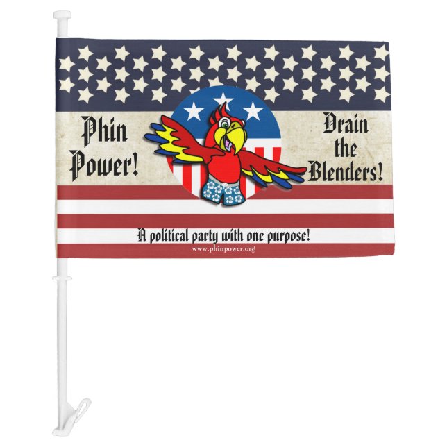PHin Power Party  Car Flag (Front)
