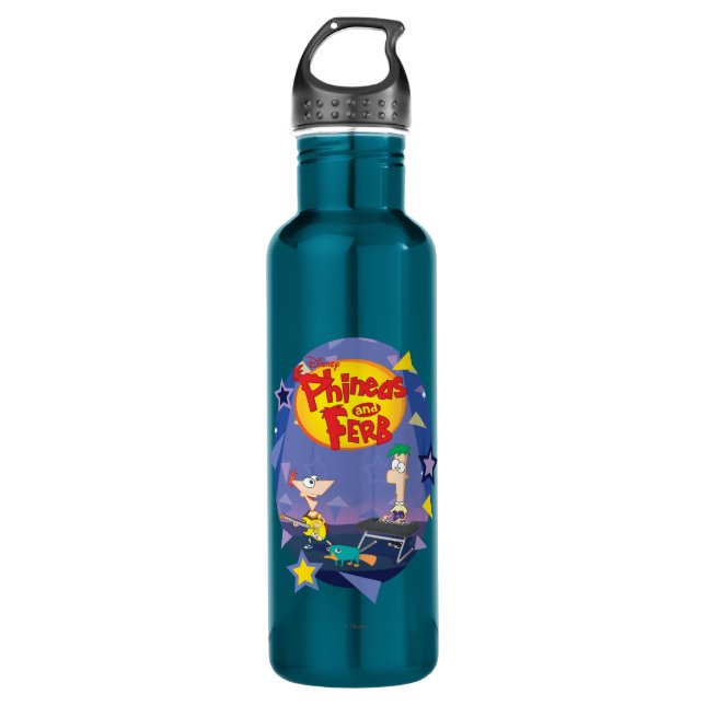 Phineas and Ferb 1 Water Bottle (Front)