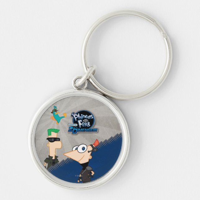 Phineas and Ferb - 2D Keychain (Front)
