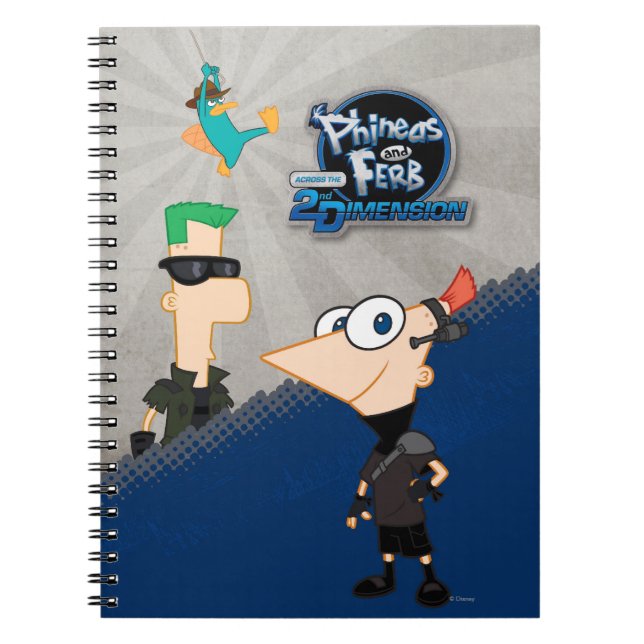 Phineas and Ferb - 2D Notebook (Front)