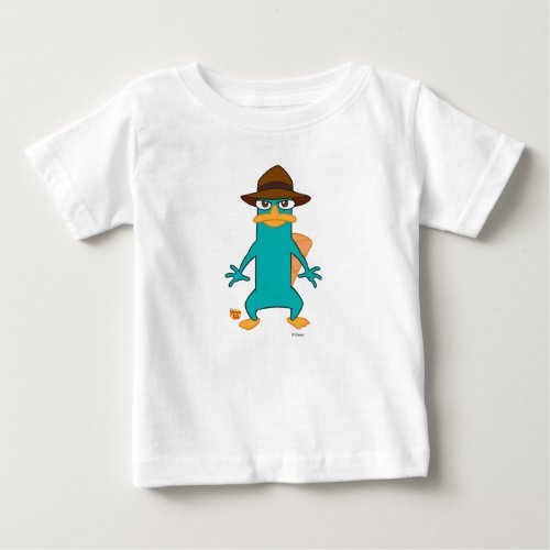 Phineas and Ferb Agent P platypus in hat standing Baby T_Shirt