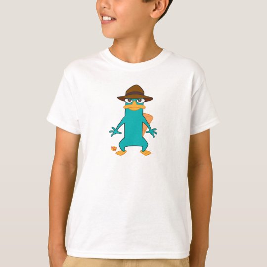 Phineas and Ferb Agent P platypus in hat standing T-Shirt