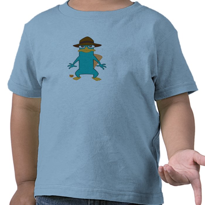 Phineas and Ferb Agent P platypus in hat standing T shirt