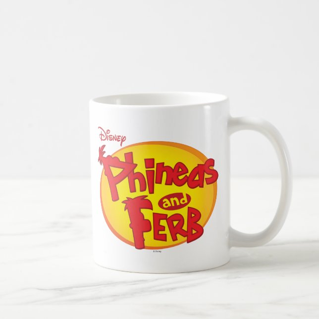 Phineas and Ferb Logo Disney Coffee Mug (Right)