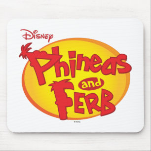 Phineas and Ferb Logo Disney Mouse Pad