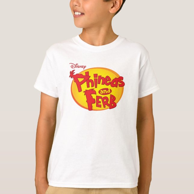 Phineas and Ferb Logo Disney T-Shirt (Front)