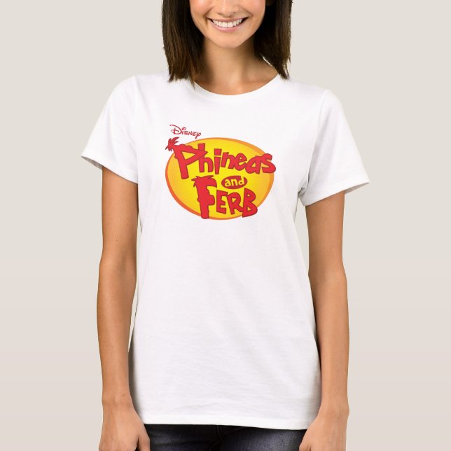 Phineas and Ferb Logo Disney T-Shirt (Front)