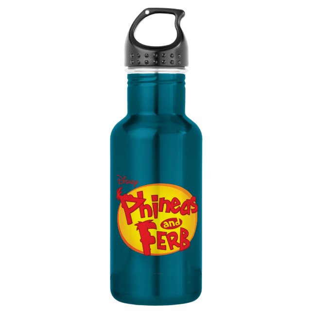 Phineas and Ferb Logo Disney Water Bottle (Front)