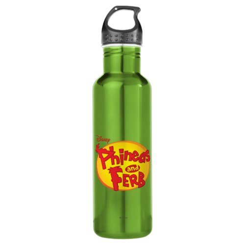 Phineas and Ferb Logo Disney Water Bottle