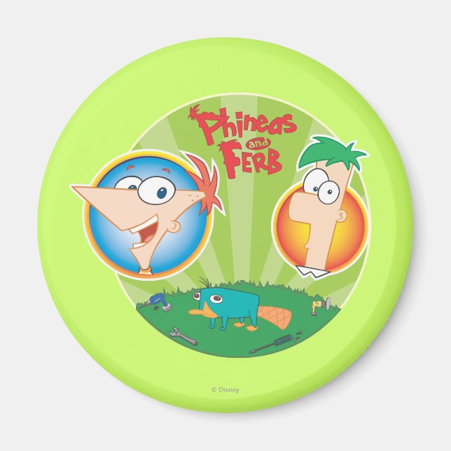 Phineas and Ferb Magnet (Front)