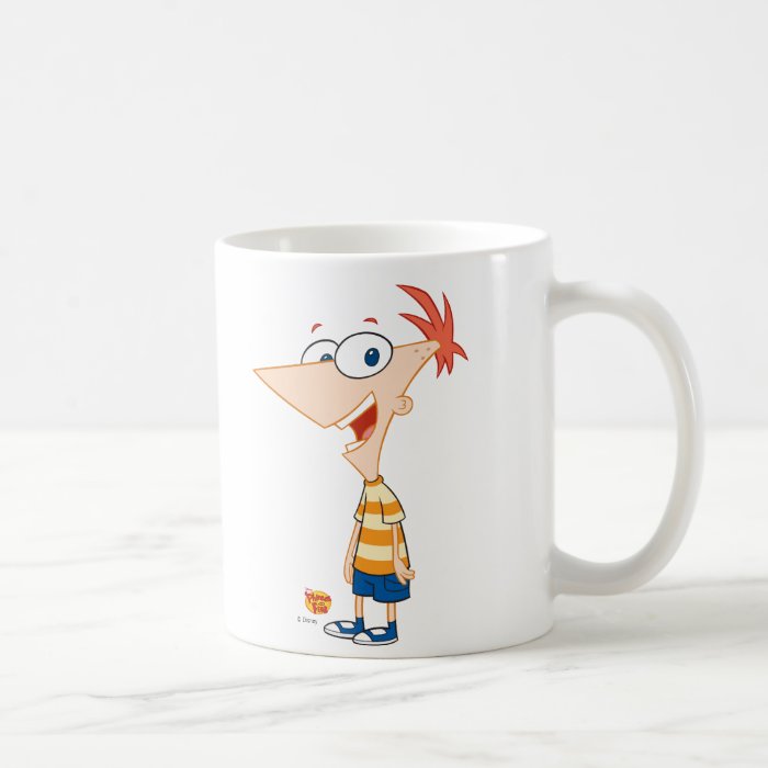Phineas and Ferb Phineas Smiling Disney Coffee Mugs