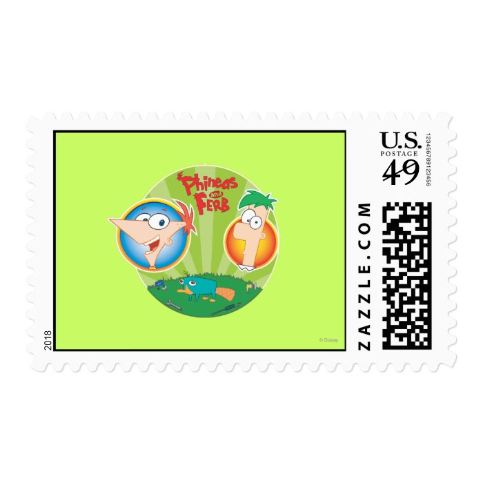 Phineas and Ferb Postage Stamps