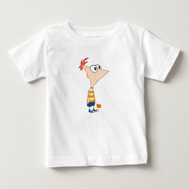 Phineas and Ferb Standing Baby T-Shirt (Front)