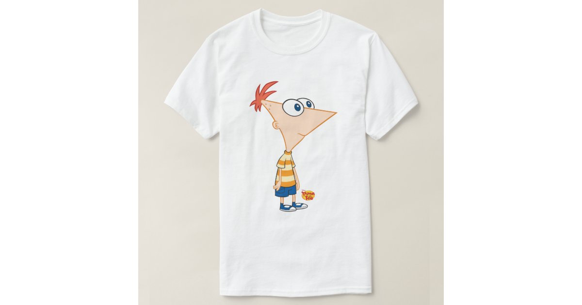 Phineas and Ferb Standing T-Shirt | Zazzle