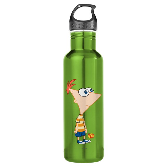 Phineas and Ferb Standing Water Bottle (Front)