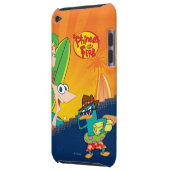 Phineas and Ferb Surfing iPod Touch Case (Back Left)