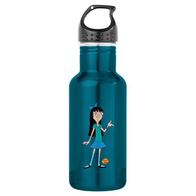 Phineas and Ferb's Stacy Disney Stainless Steel Water Bottle (Front)