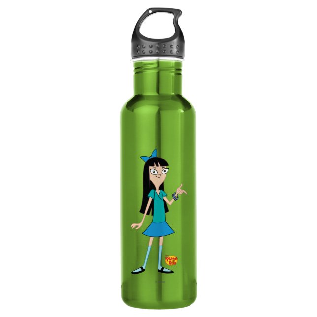 Phineas and Ferb's Stacy Disney Stainless Steel Water Bottle (Front)