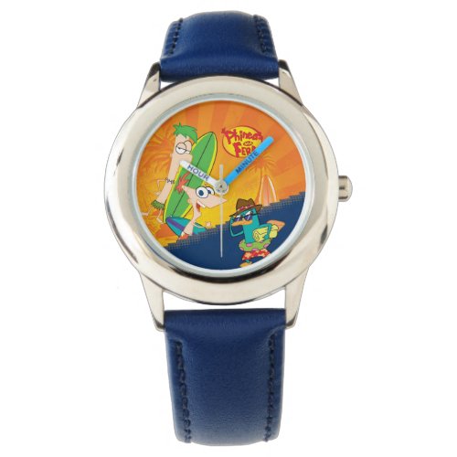 Phineas Ferb and Agent P Surf Watch