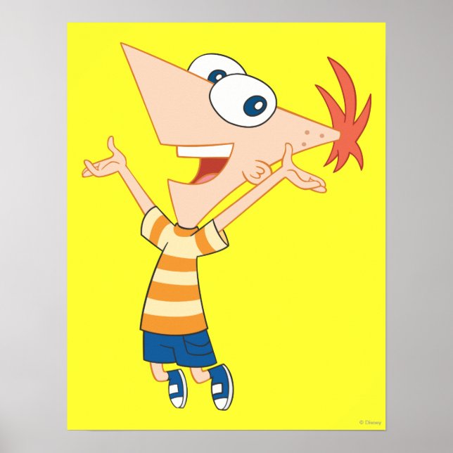 Phineas Jumping Poster (Front)
