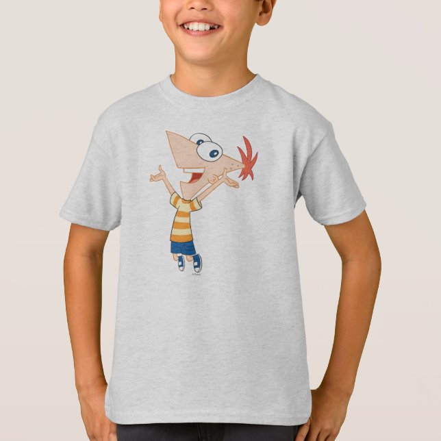 Phineas Jumping T-Shirt (Front)
