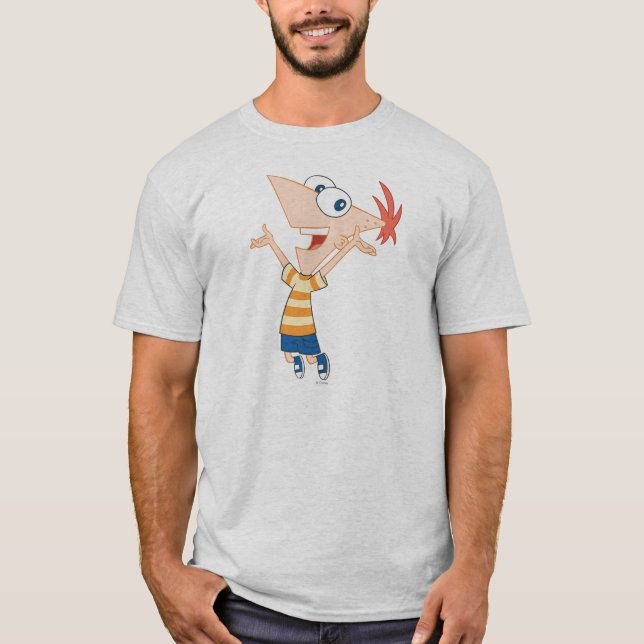 Phineas Jumping T-Shirt (Front)