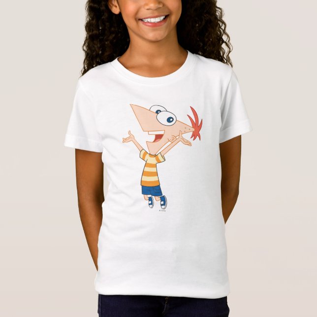 Phineas Jumping T-Shirt (Front)