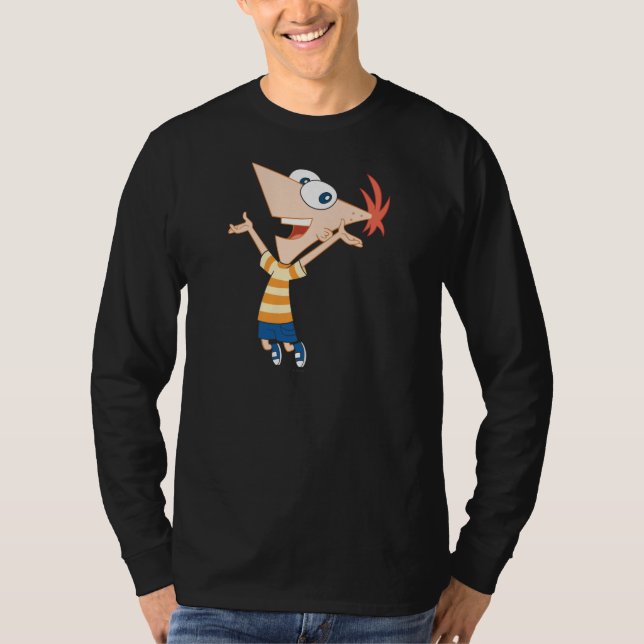 Phineas Jumping T-Shirt (Front)