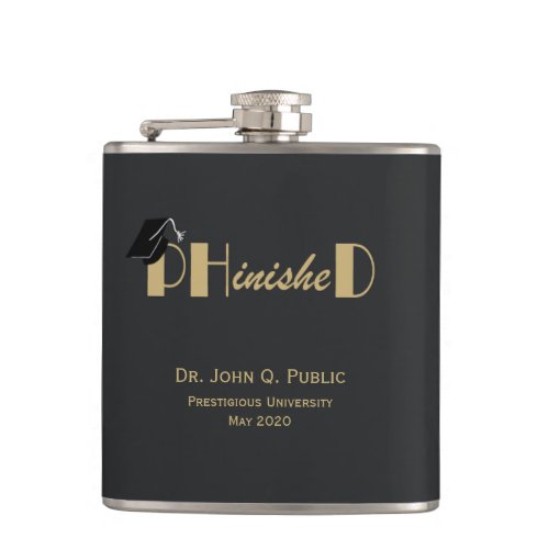 PHinisheD Finished Doctorate Flask