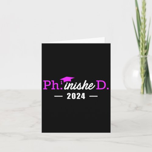 Phinished Phd Degree 2024 Doctor Finished Phd  Card