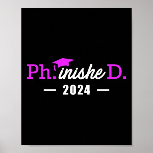 Phinished Phd Degree 2024 Doctor Finished Phd  Poster
