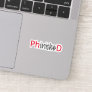 Phinished, PHD graduate Sticker