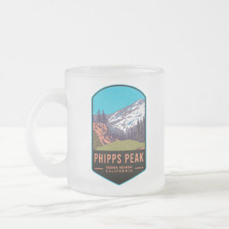 Phipps Peak California Frosted Glass Coffee Mug
