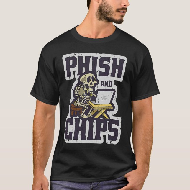 Phish and Chips  decryption T-Shirt (Front)