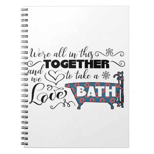 Phish Bathtub Gin Shirts and Accessories Notebook