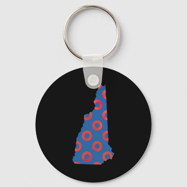 Phish Fishman Donut New Hampshire Ecavator Boy Don Keychain (Front)