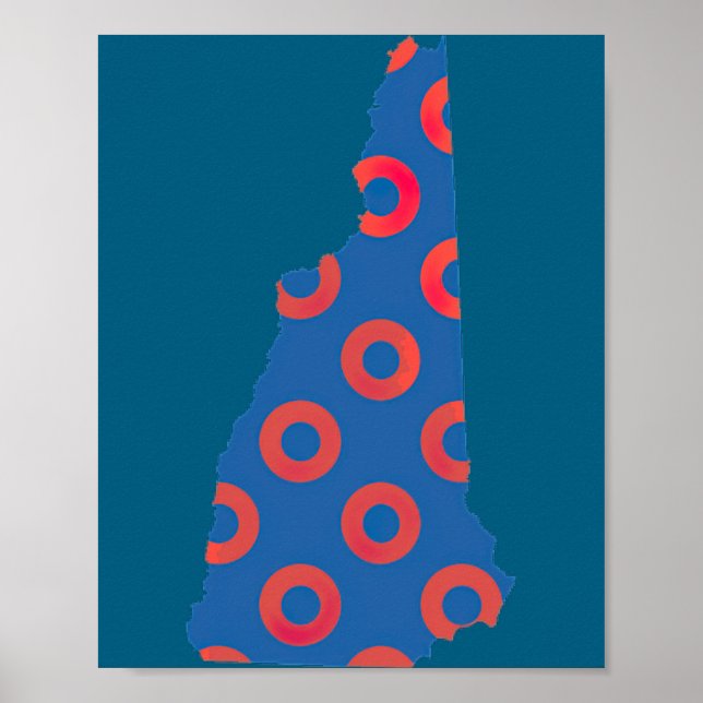 Phish Fishman Donut New Hampshire Ecavator Boy Don Poster (Front)