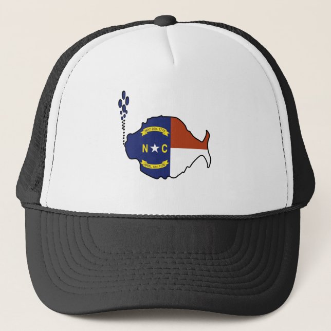 Phish North Carolina Flag Trucker Hat Cap (Front)